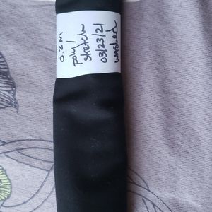 Black poly stretch material
